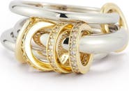 SPHERA MILANO Triple Stack Cubic Zirconia Ring