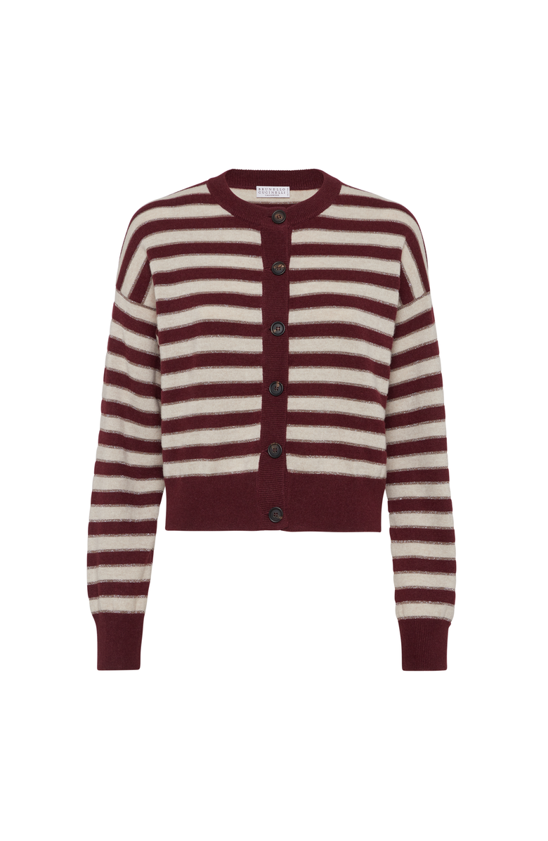 Brunello Cucinelli Cashmere cardigan, Main, color, Amaranth