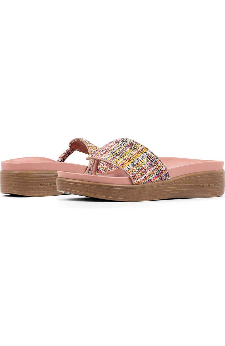 Donald Pliner Fifi Platform Wedge Flip Flop, Alternate, color, Multi