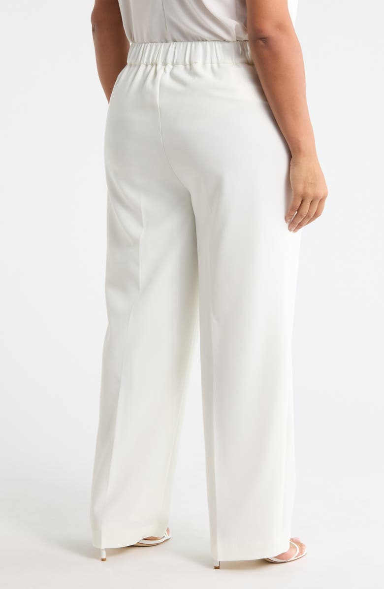 KASPER Gracie Pull-On Pant, Alternate, color, Vanilla Ice