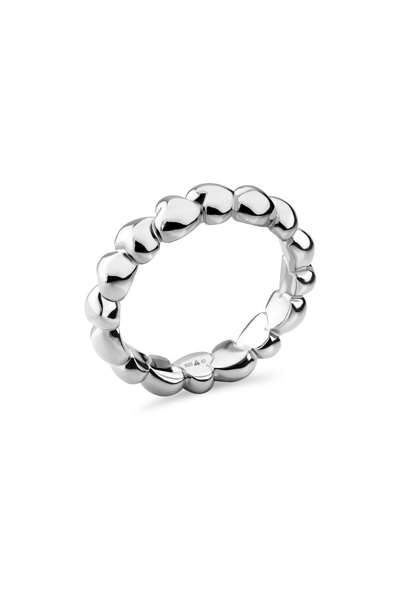 Sweet Heart Eternity Band Ring, Alternate, color, SILVER