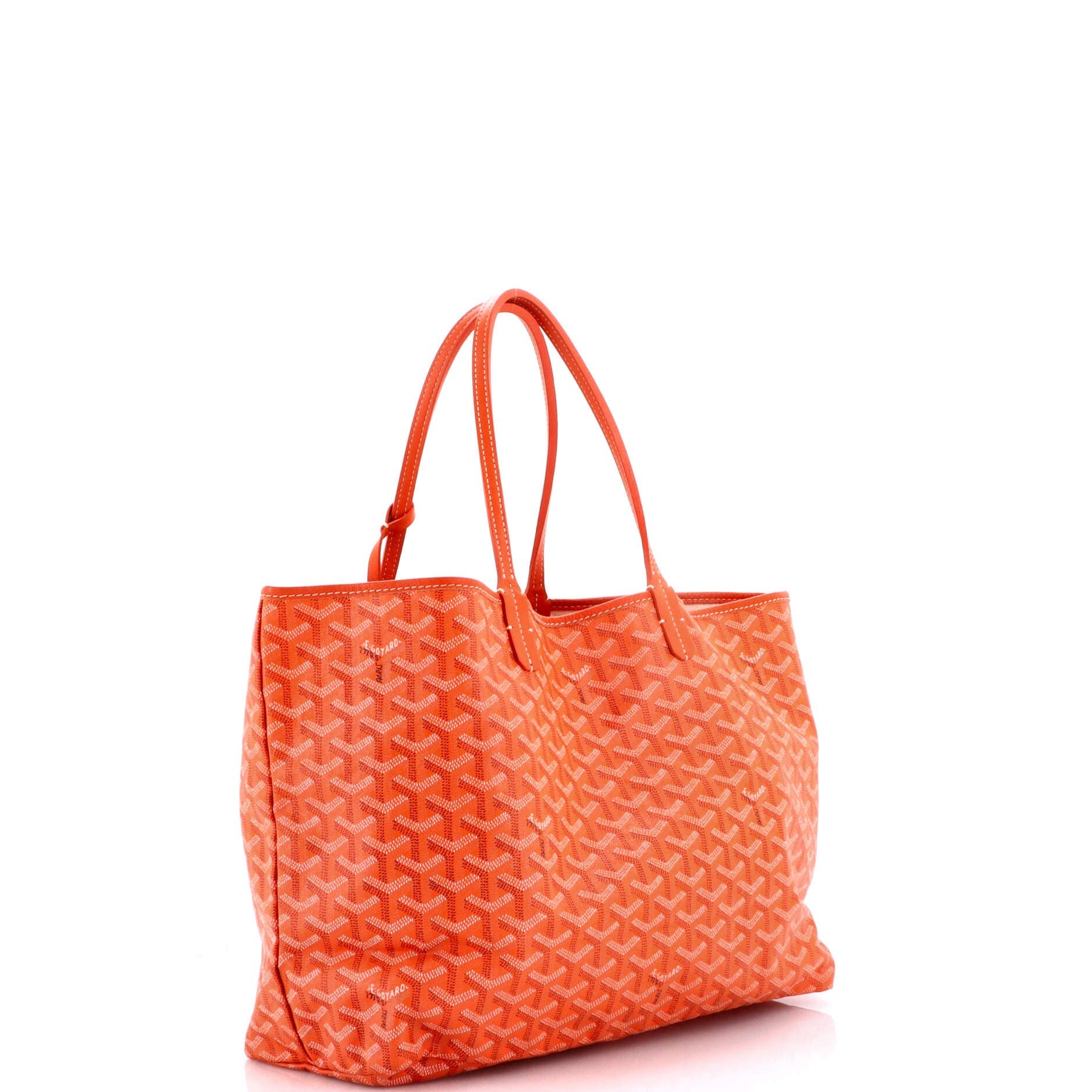 Pre-Owned Goyard Saint Louis Tote Coated Canvas PM, Alternate, color, Orange