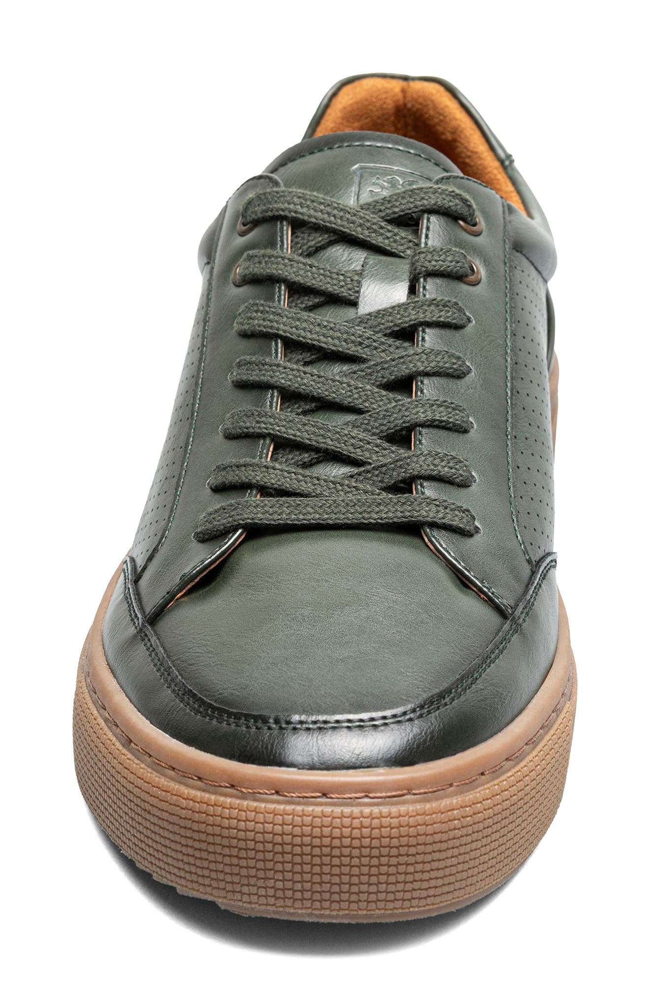 Dorian Faux Leather Sneaker, Alternate, color, GREEN