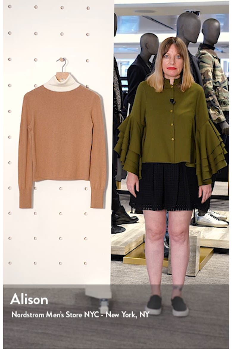 Urchin Contrast Turtleneck Sweater video