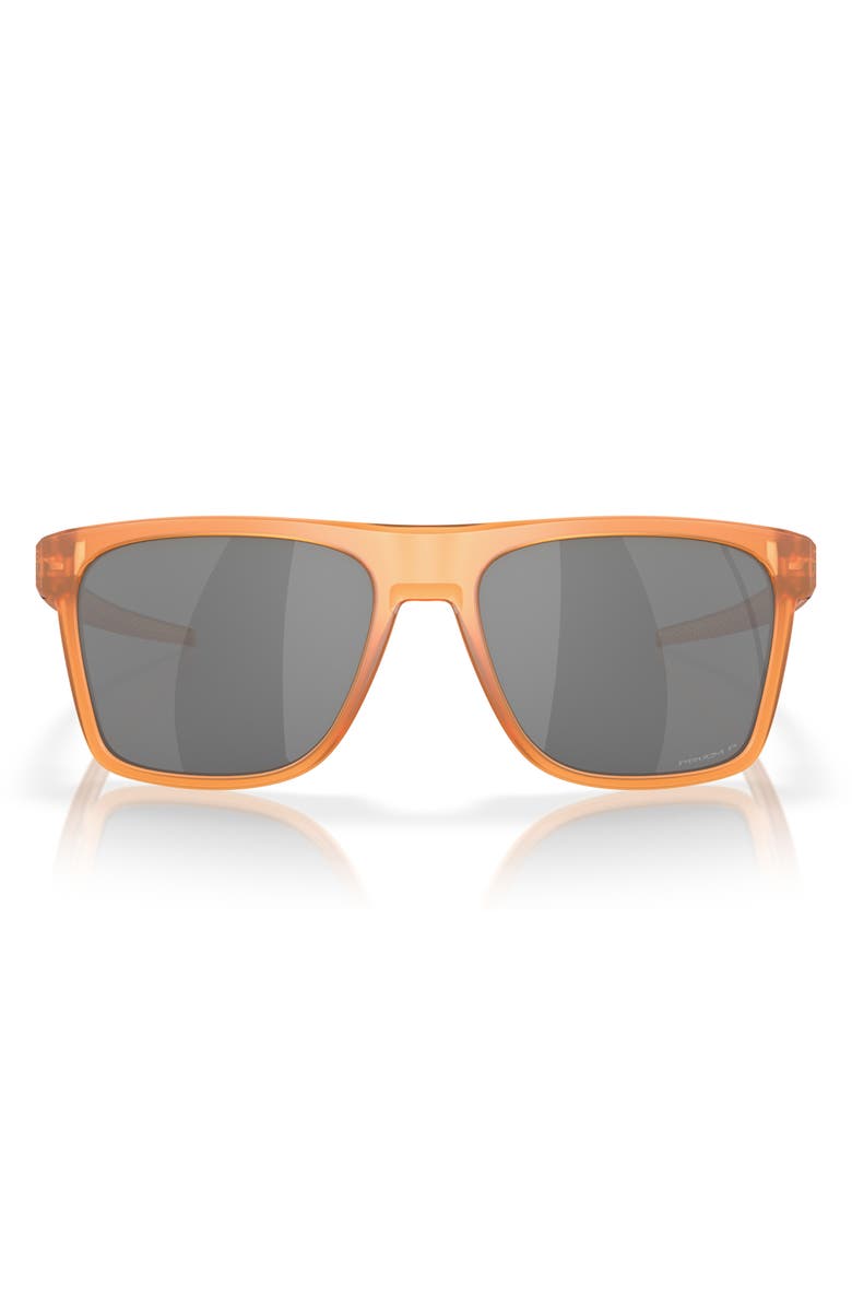Oakley Leffingwell 57mm Prizm<sup>™</sup> Polarized Rectangular Sunglasses, Main, color,