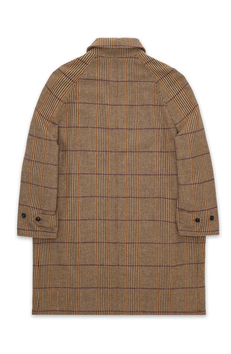 Fortela Stanford Check Wool Double-Faced Single-Breasted Coat, Alternate, color, Beige
