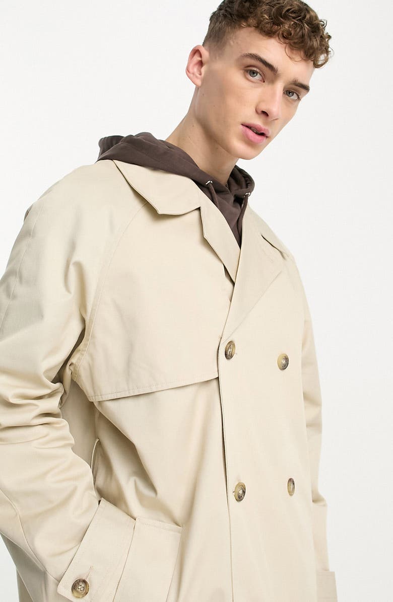ASOS DESIGN Extreme Oversize Trench Coat, Alternate, color,