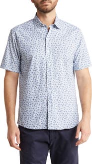 WESTZEROONE Bethel Floral Short Sleeve Button-Up Shirt