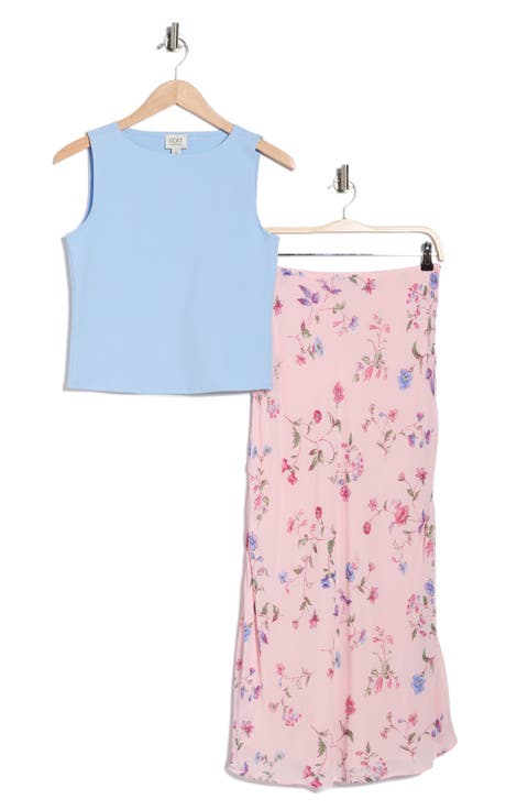 Slim Fit Tank & Skirt Set