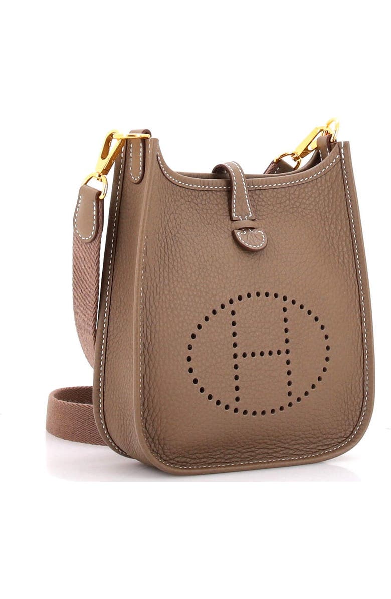 Pre-Owned Hermes Evelyne Bag Gen III Clemence TPM, Alternate, color, Etoupe