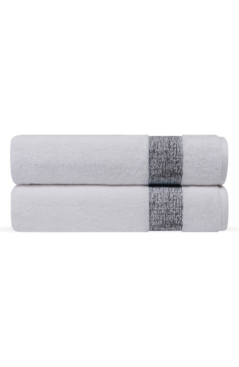 Pera 2-Piece Turkish Cotton Bath Towel Set