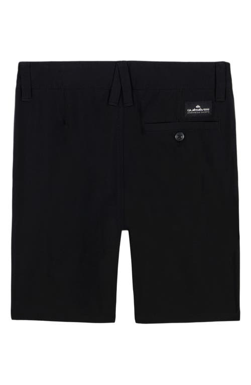 Quiksilver Kids' Miles Amphibian Hybrid Shorts In Black