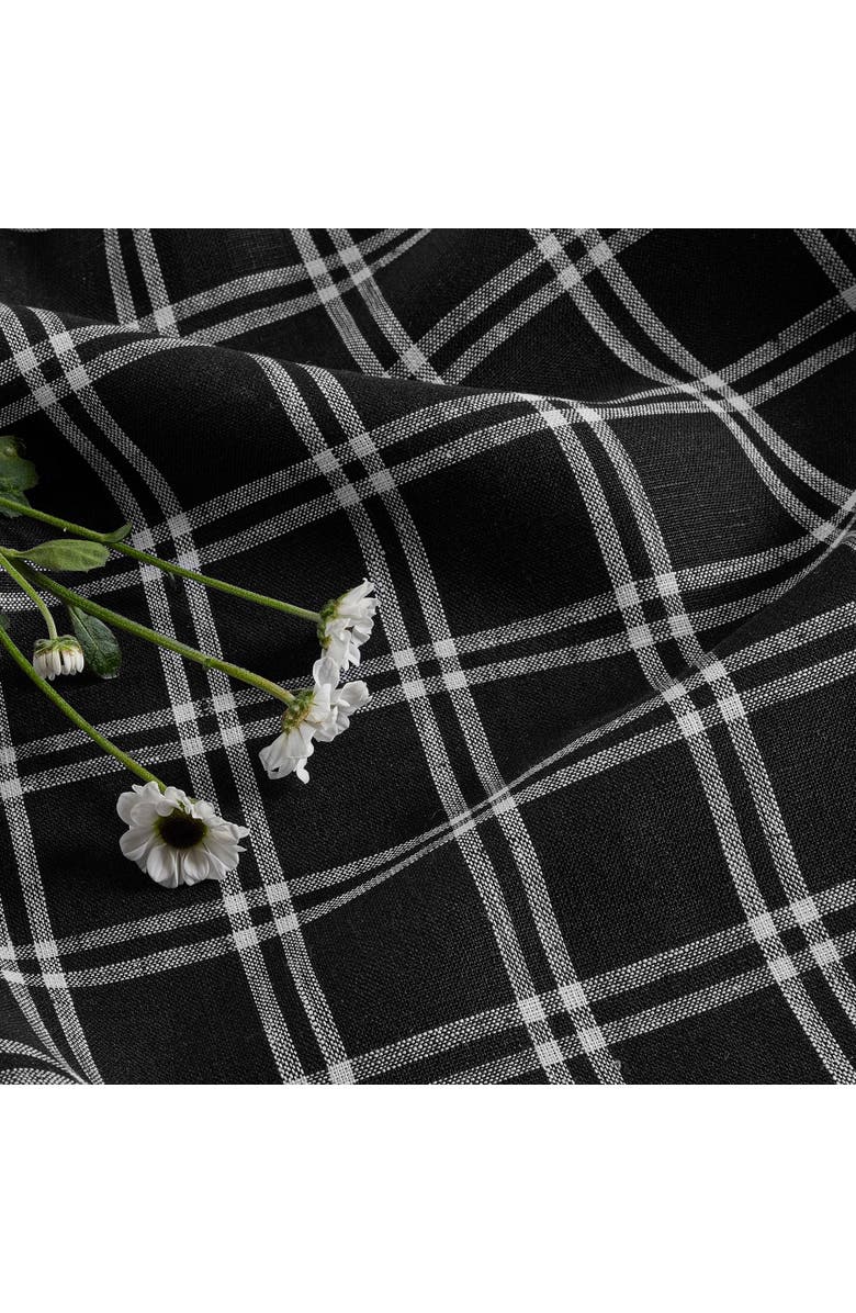 Solino Home Linen Table Runner for Dining Table, Holiday and Everyday Table Decor - Marseille Plaid, Alternate, color, 