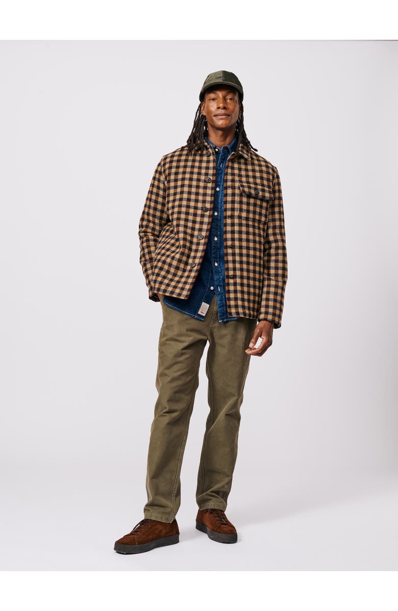 Aubin Nettleham Shirt Jacket, Alternate, color, Brown Gingham