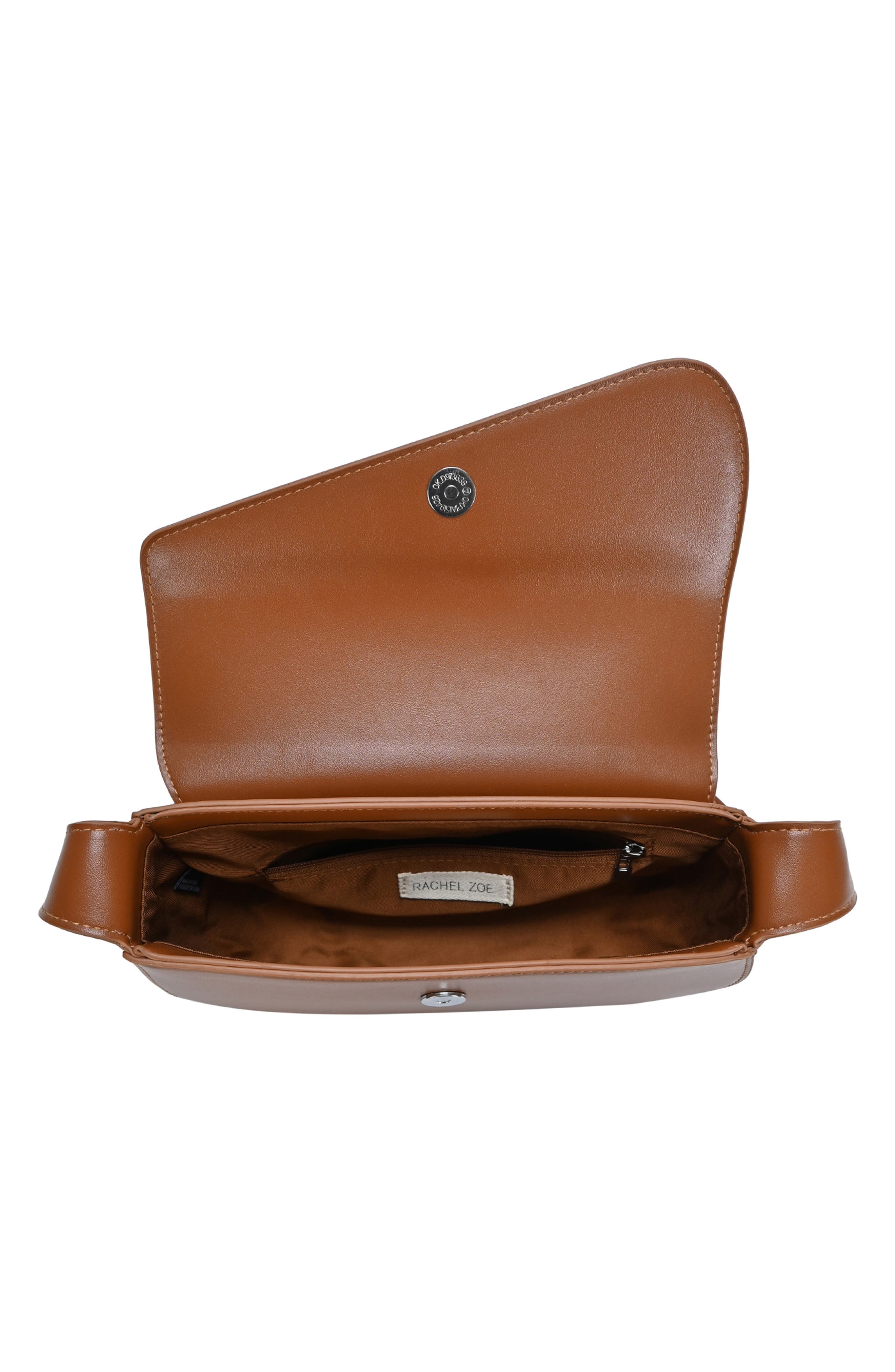 Asymmetric Flap Shoulder Bag, Alternate, color, CAMEL