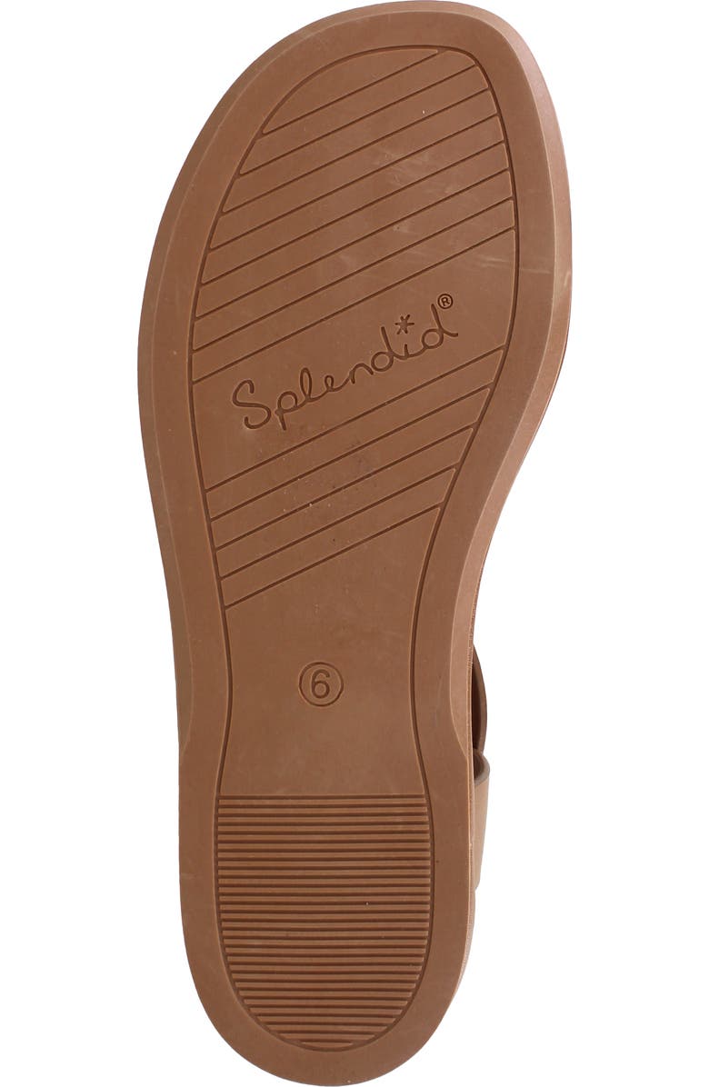 Splendid Fausta Ankle Strap Sandal, Alternate, color, Cognac