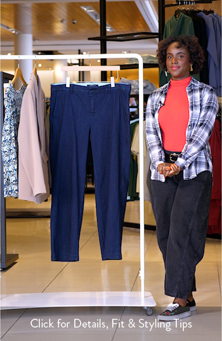 Kelsey Wide Leg Denim Pants, sales video thumbnail