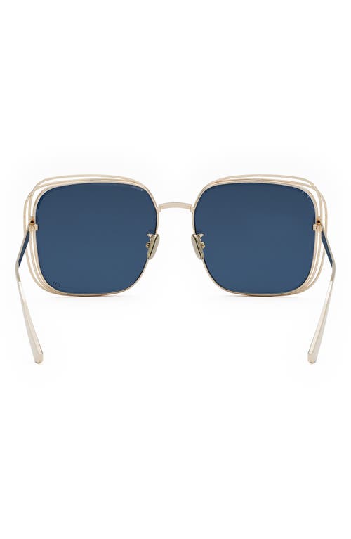 Dior Fil S1u 58mm Square Sunglasses In Blue