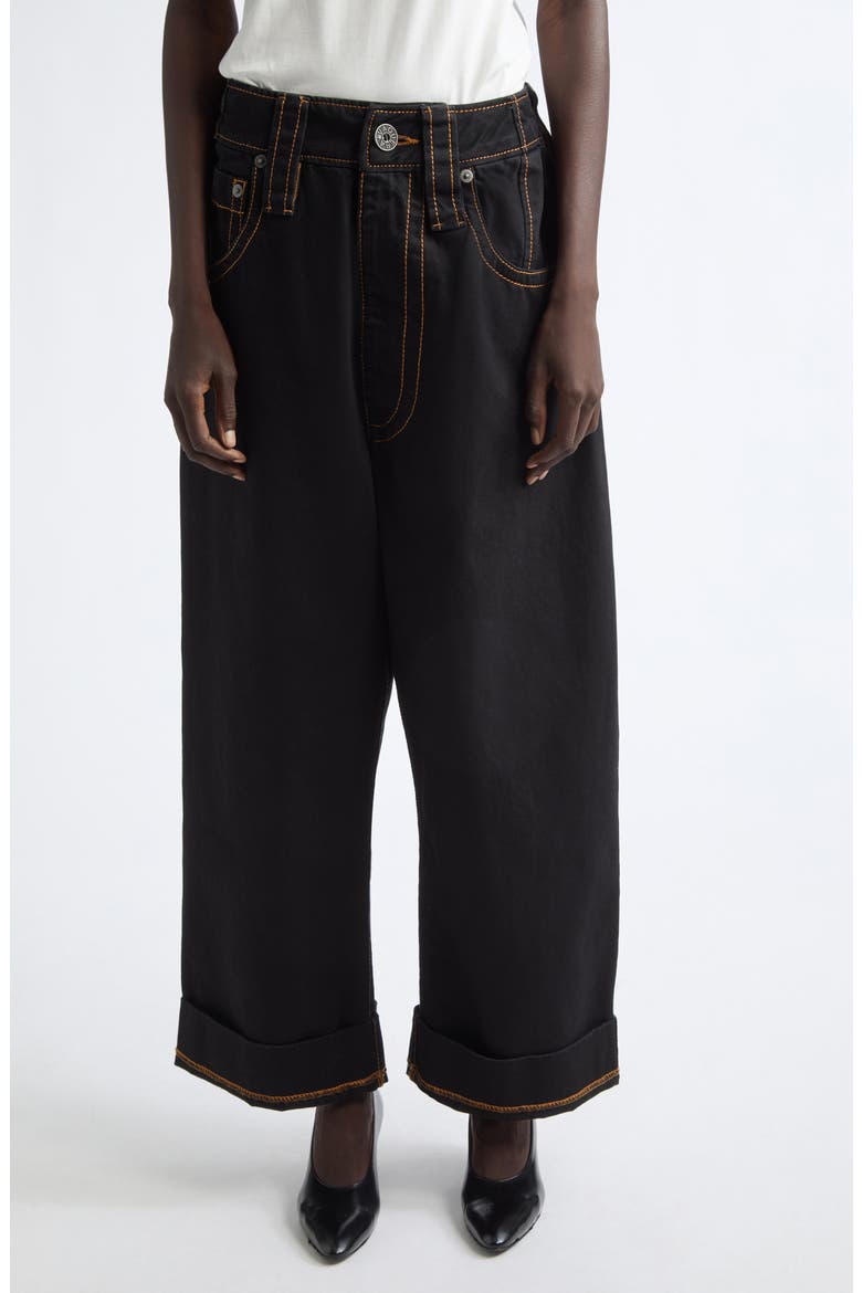 Baby Barrel Jeans, Main, color, BLACK