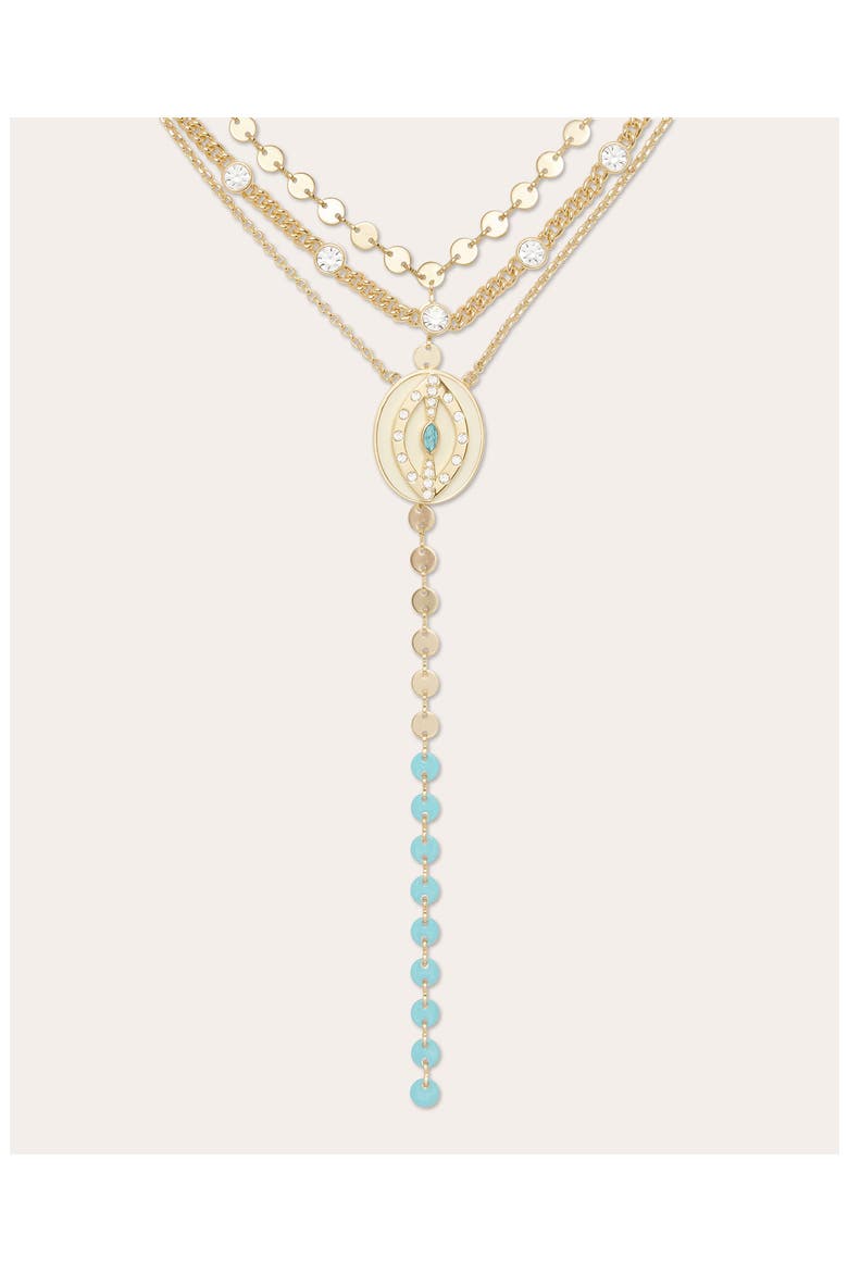 Saruti Necklace, Alternate, color, GOLD