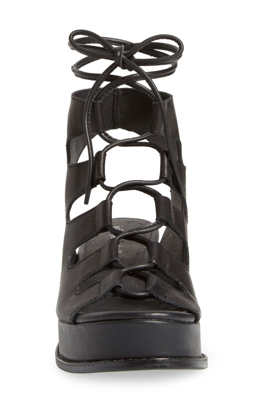 Jeffrey Campbell 'Ximeno' Platform Ghillie Sandal, Alternate, color, 