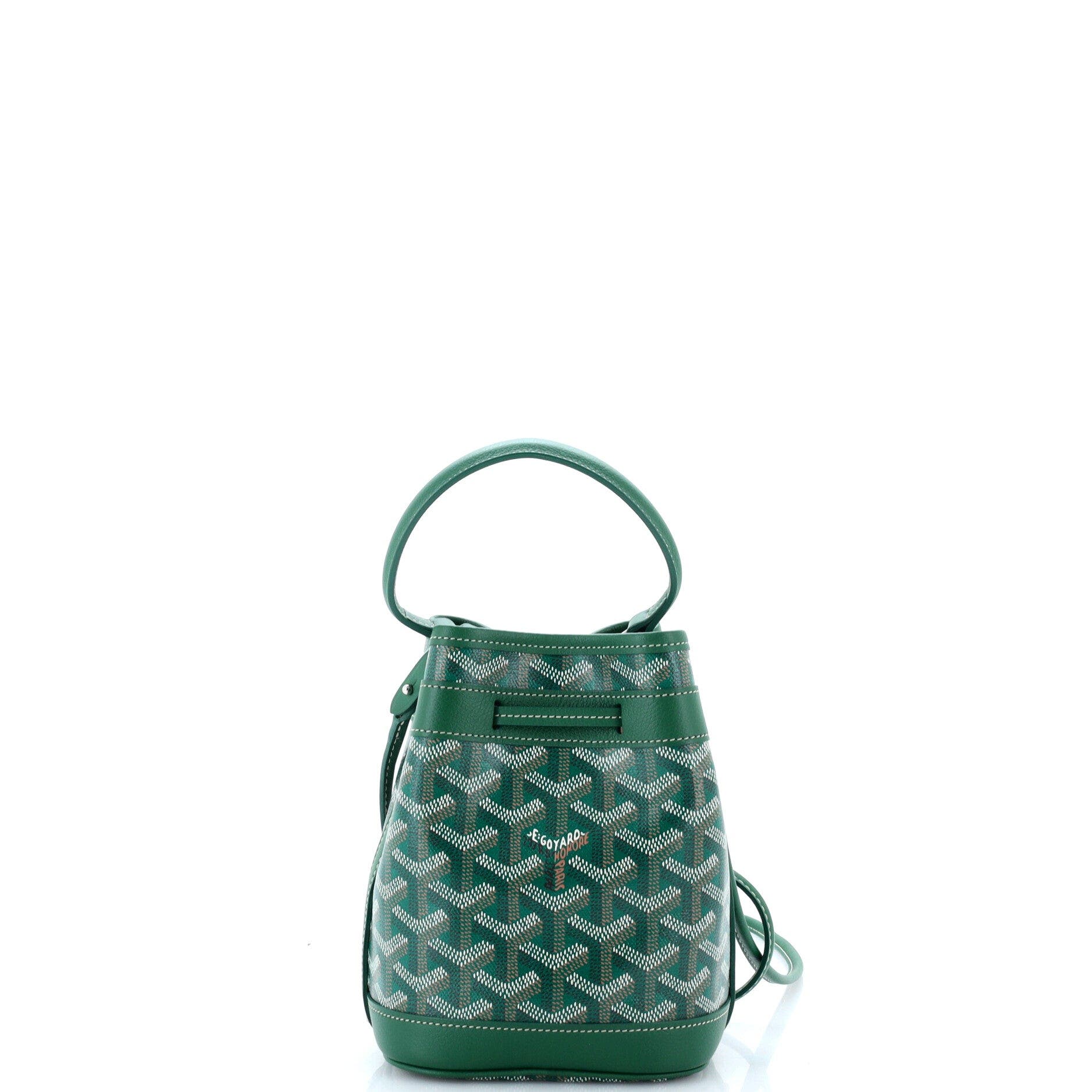 Petit Flot Bucket Bag Coated Canvas Mini, Alternate, color, Green