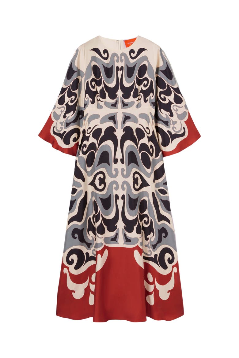 Long Sorella Dress Phoenix Placée Ivory, Alternate, color, Phoenix Placée Ivory