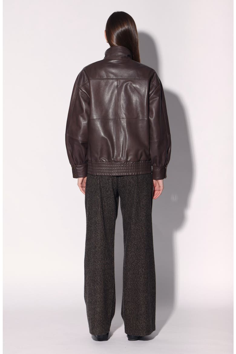 Hadlee Jacket Leather, Alternate, color, Brown