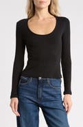 L'AGENCE Scarlet Long Sleeve T-Shirt