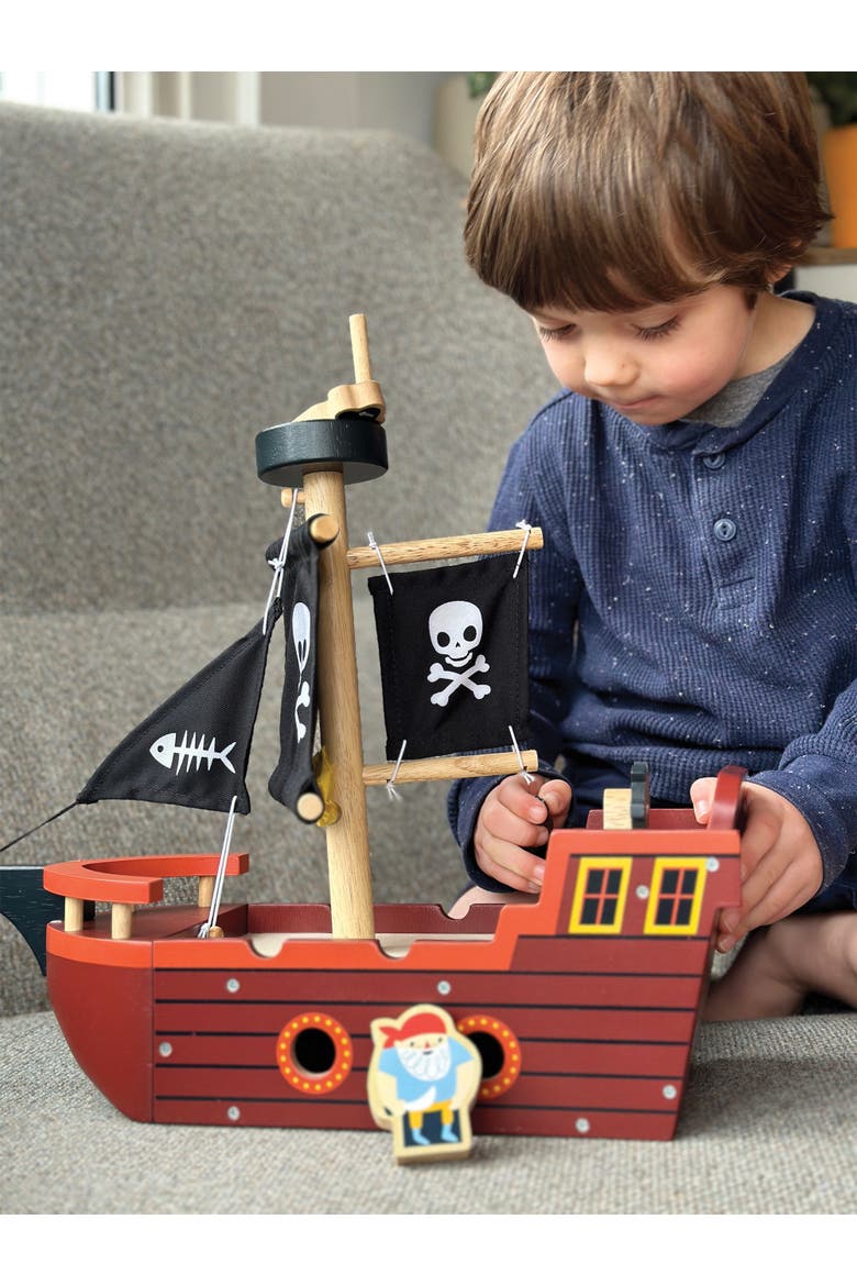 Fishbones Pirate Ship, Alternate, color, Multi-color
