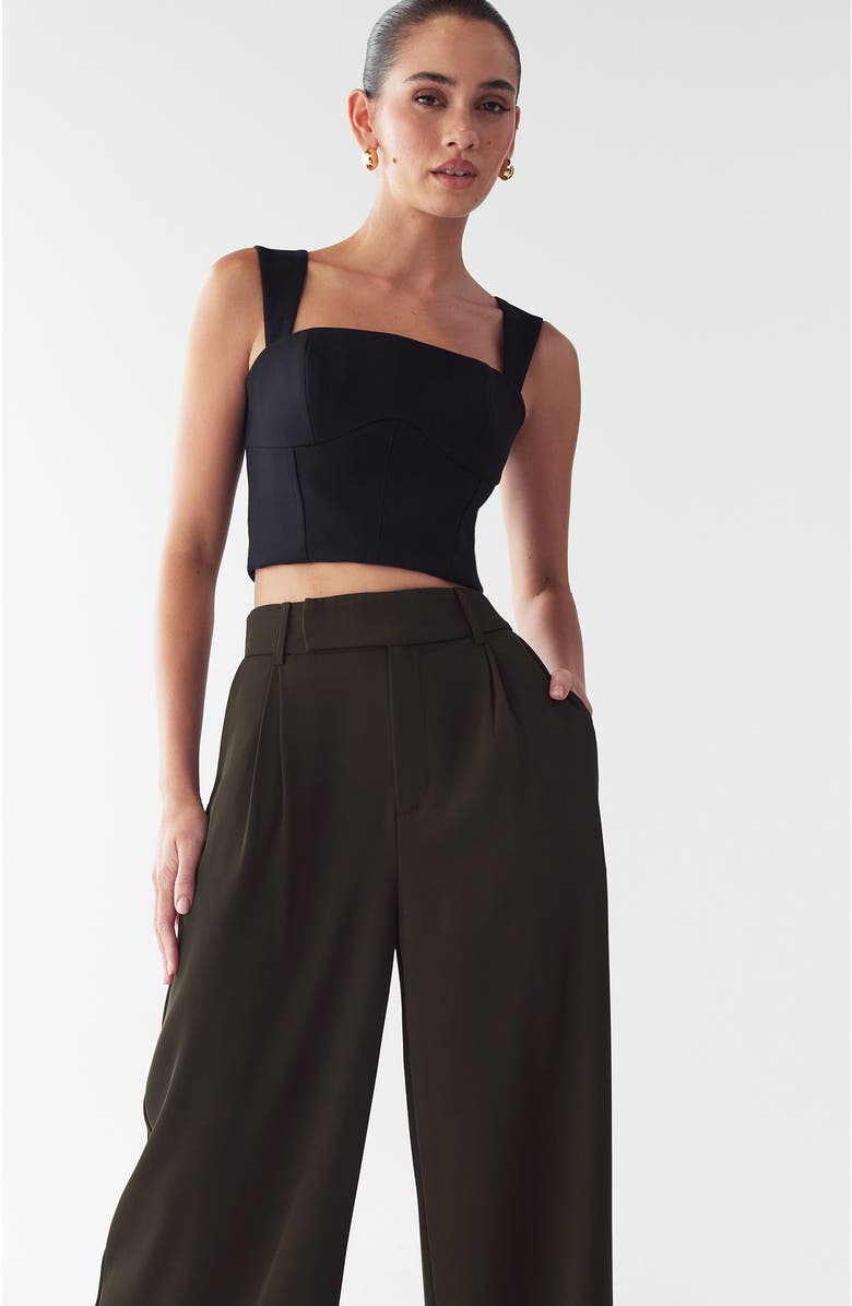 BWLDR Belinda Pants, Alternate, color, Chocolate