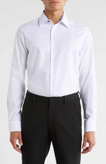 Duchamp Solid Slim Fit Dress Shirt