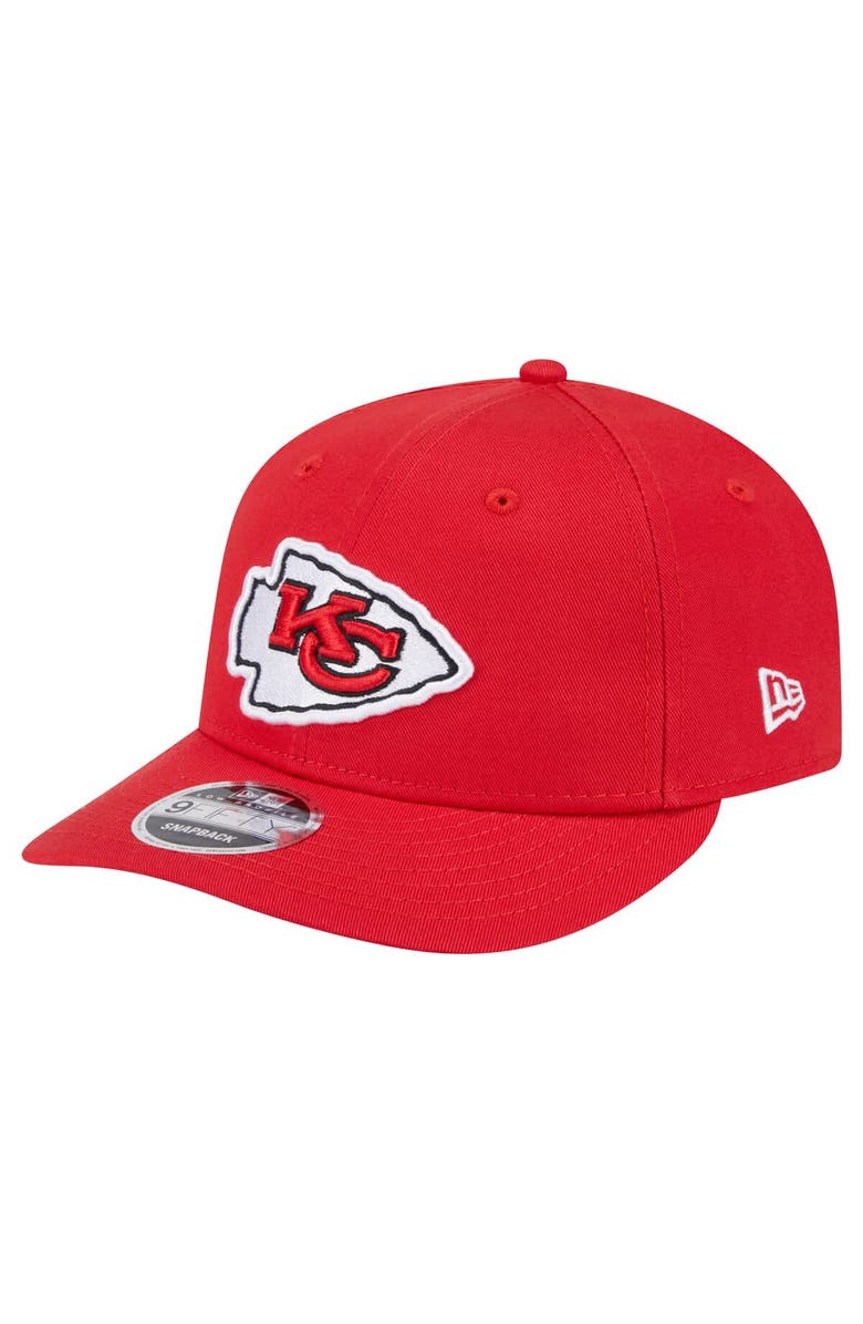 New Era Men's New Era Red Kansas City Chiefs Main Low Profile 9FIFTY Snapback Hat, Main, color, Red