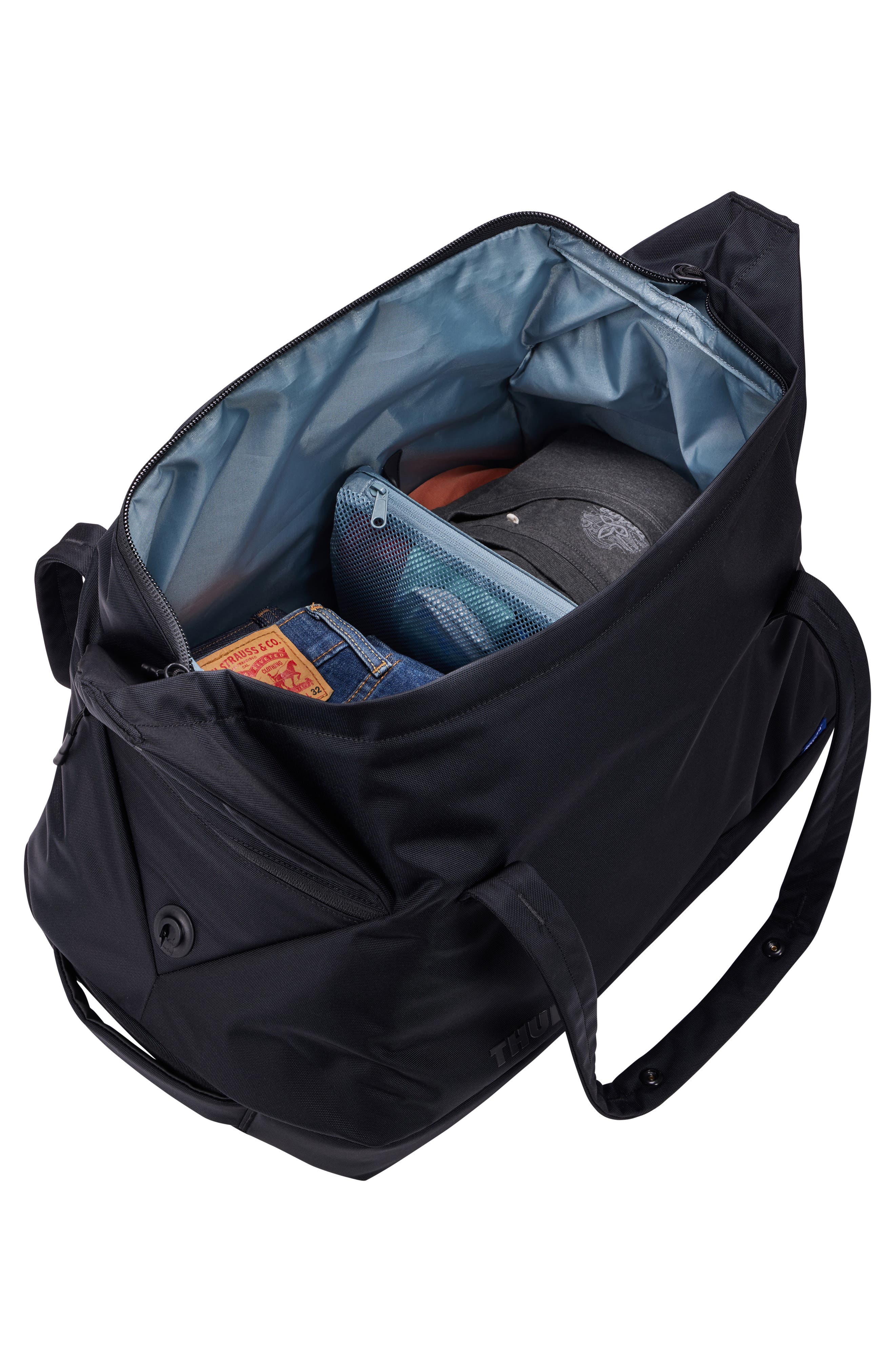 Thule Subterra 2 Water Resistant Duffel Bag, Alternate, color, Black