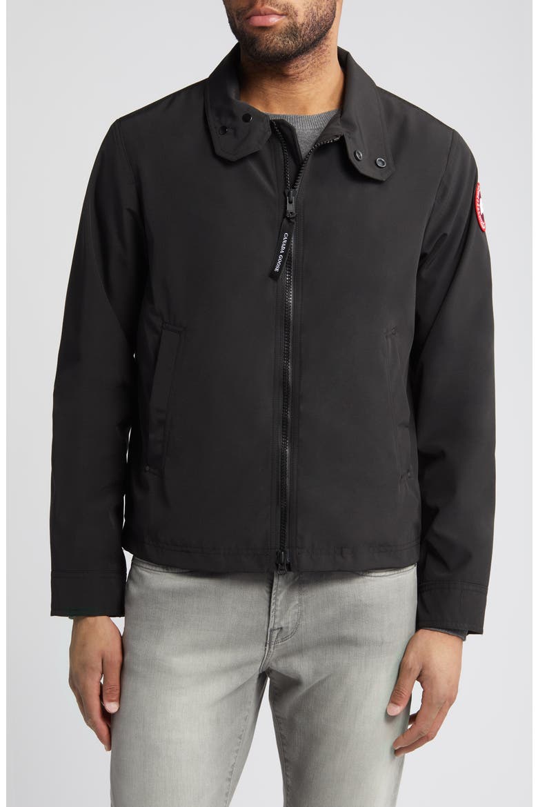 Rosedale Water Repellent Jacket, Alternate, color, BLACK