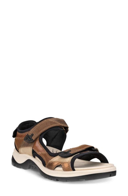 Shop Ecco Yucatan Patchwork Sandal In 52112mulcs