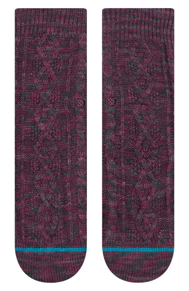 Stance Habitat Fleece Lined Crew Socks, Main, color, 