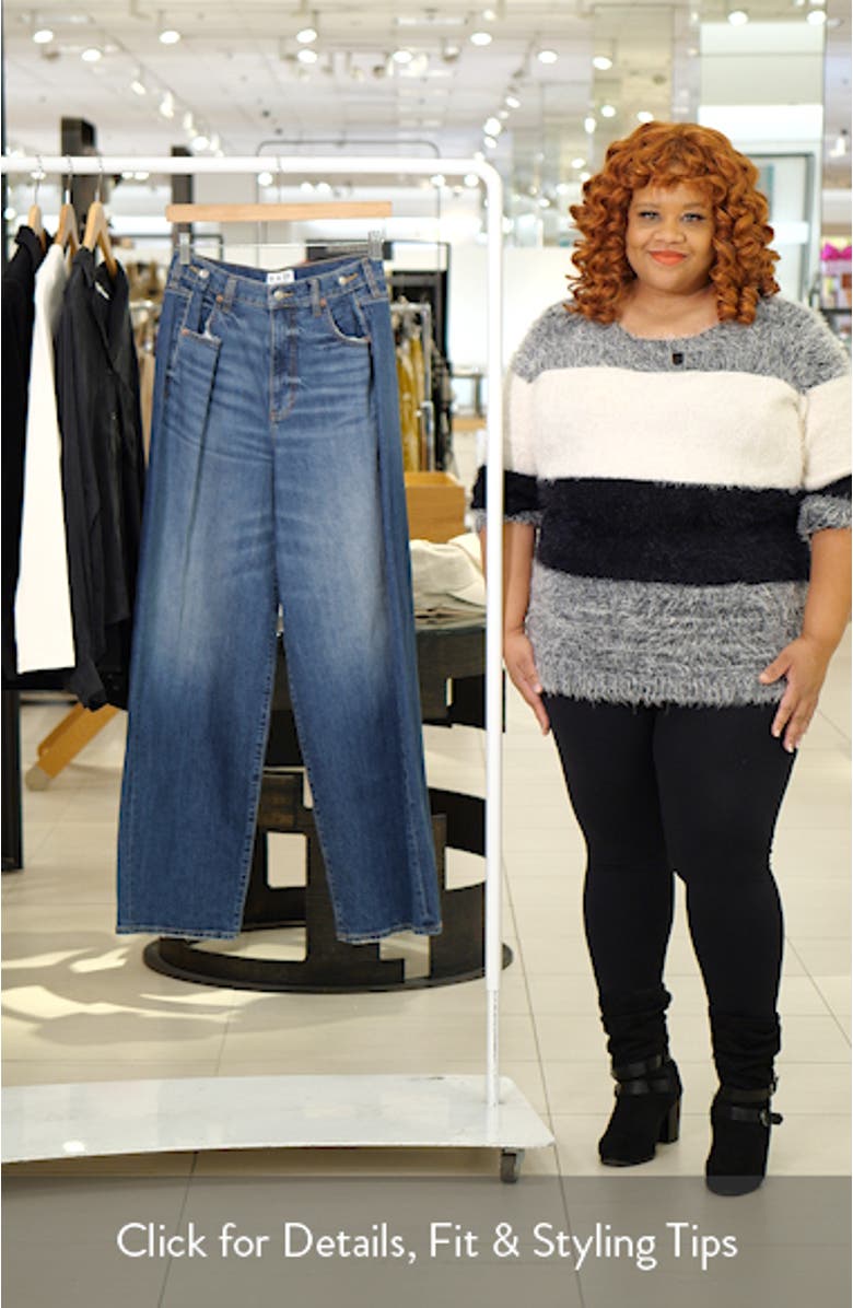Highland High Waist Wide Leg Jeans, sales video thumbnail