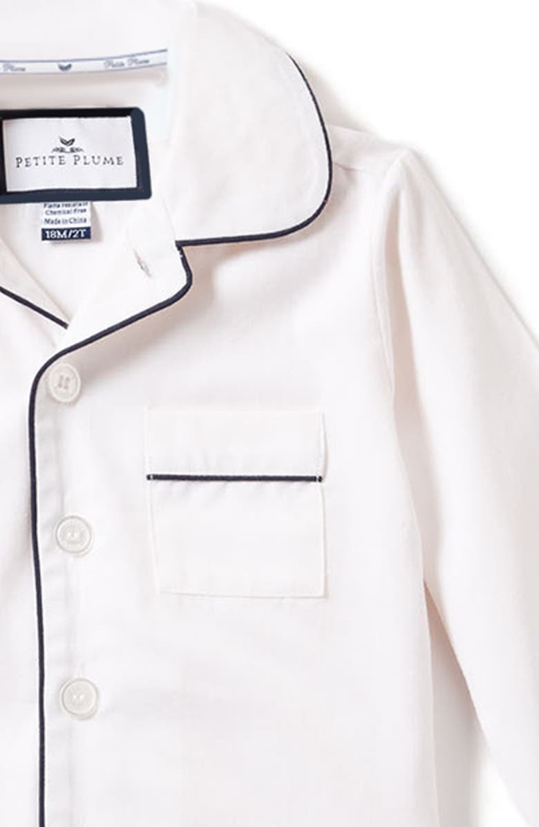 Petite Plume Kids' Two-Piece Pajamas, Alternate, color, White