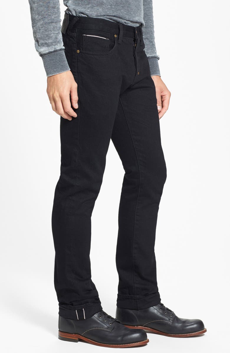 PRPS 'Demon' Slim Straight Leg Selvedge Jeans, Alternate, color,