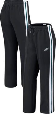 WEAR by Erin Andrews Women's WEAR by Erin Andrews Black Philadelphia Eagles Color-Block Straight Leg Pants