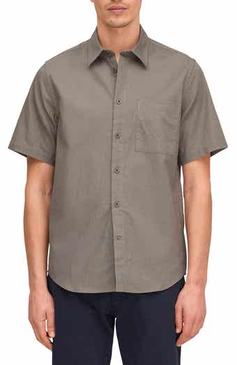 Asher Linen Blend Short Sleeve Shirt