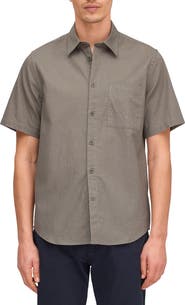 NN07 Asher Linen Blend Short Sleeve Shirt