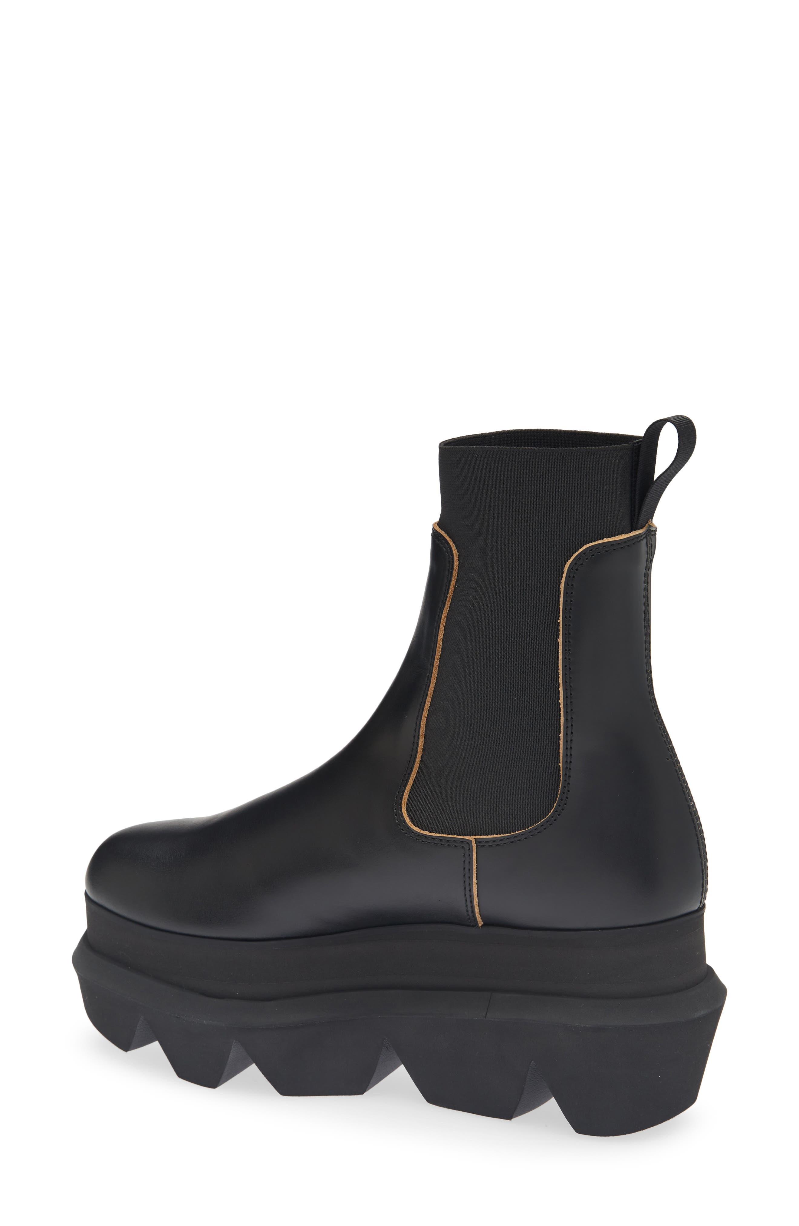 Sacai Lug Sole Chelsea Boot, Alternate, color, Black