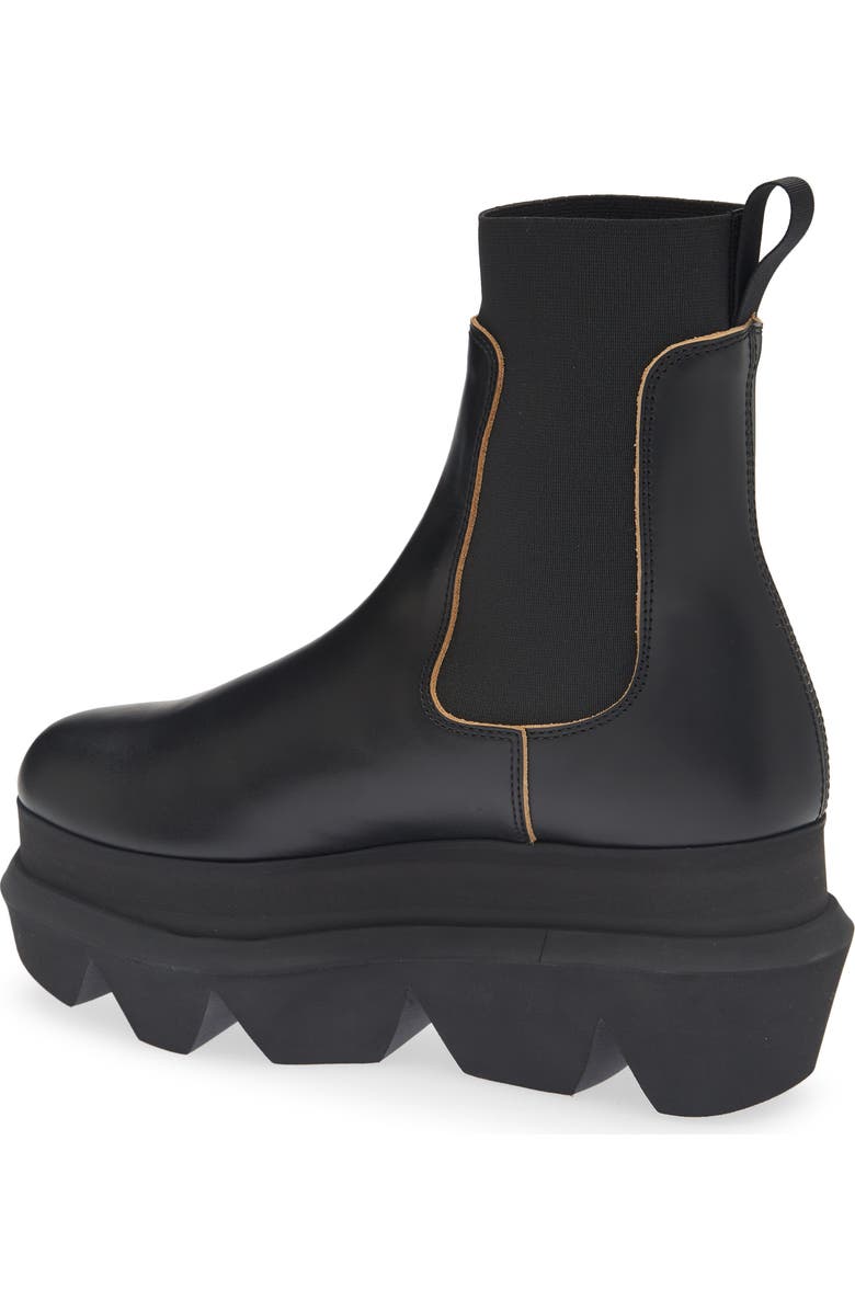 Sacai Lug Sole Chelsea Boot, Alternate, color, Black