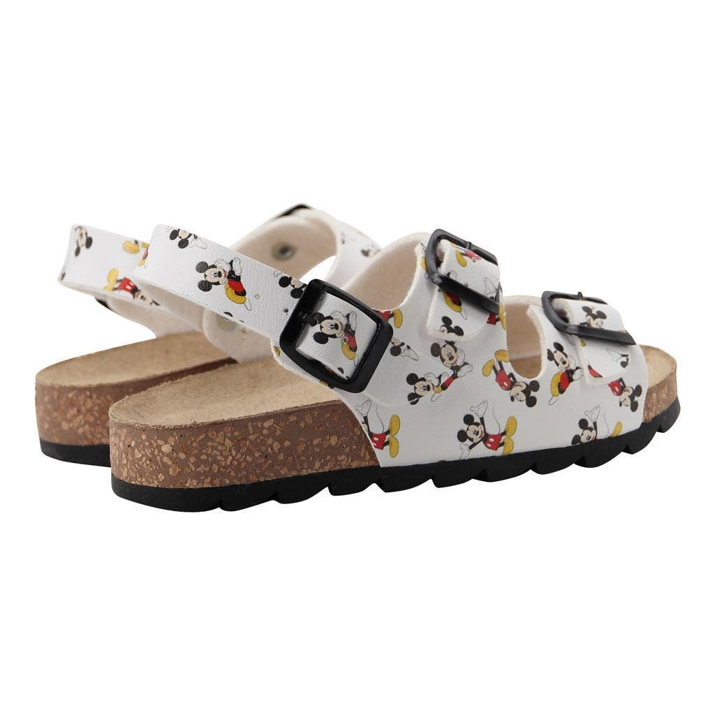 Master of Arts All Over Mickey Print Sandals, Alternate, color, White