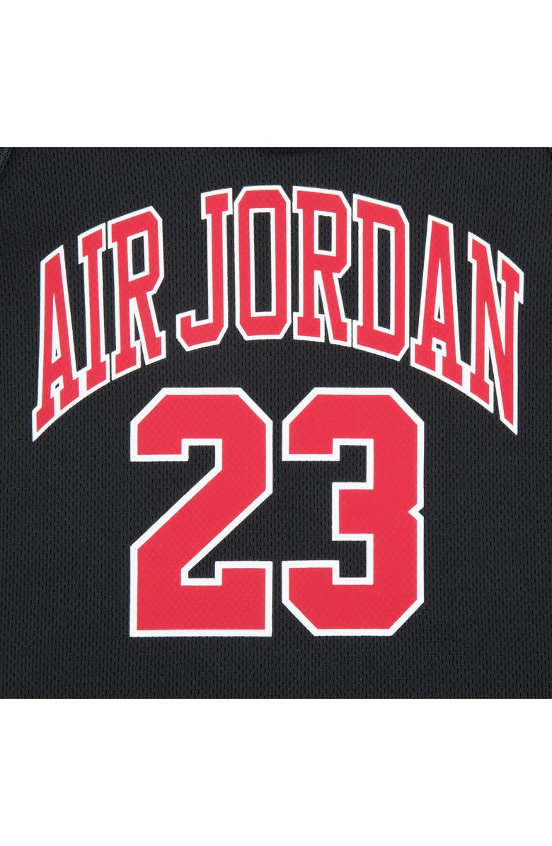 Jordan Jersey Graphic Romper, Alternate, color, 