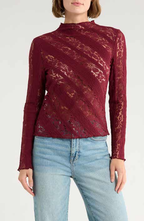Elodie Long Sleeve Lace Top