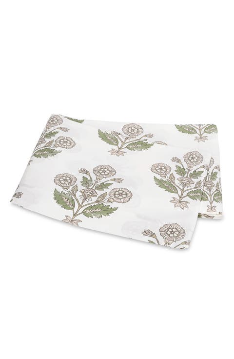 Dalila 500 Thread Count Cotton Percale Flat Sheet