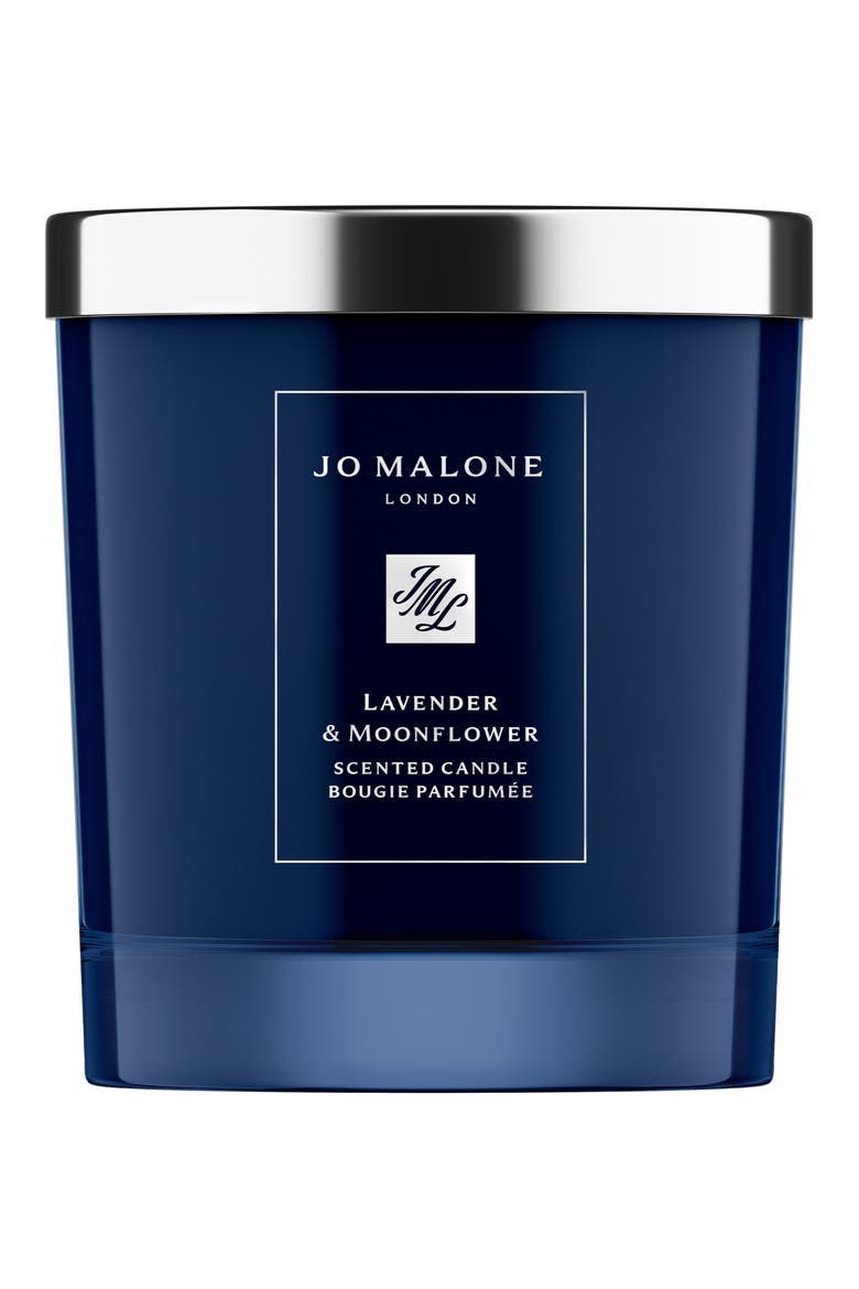 Lavender & Moonflower Scented Home Candle, Main, color, NO COLOR